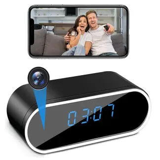 MN ELECTRONICS - Cámara espía reloj despertador wifi 4k