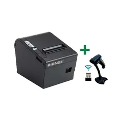 BIENEX - Impresora ticketera termica 80mm USB BIENEXLector codigo barra 1D.