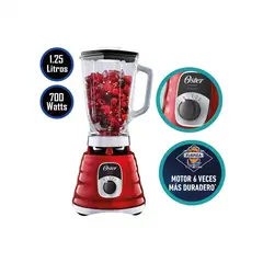 OSTER - Licuadora Oster 3 Vel 1.25 Lts BLST4126R