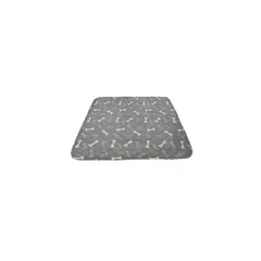 QUE PATAS PET SHOP - Mat Impermeable para Mascotas Gris talla L