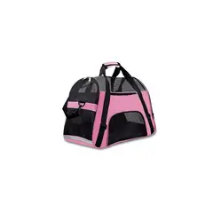 QUE PATAS PET SHOP - Bolso Transportador Rosado Talla L