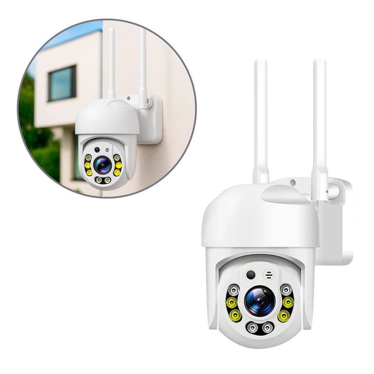Camara de Seguridad Exterior IP 2MP Visión Nocturna WiFi