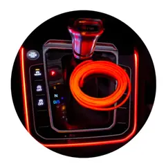 GENERICO - Cinta de luz led 5 Mts - Rojo
