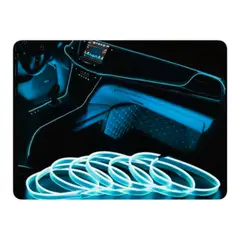 GENERICO - Cinta de luz led 5 Mts - Celeste