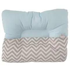 BABY MERINOS - Almohada Bebe anti-cabeza plana - Mar - Celeste.
