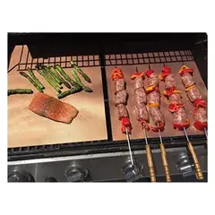 GENERICO - Grill Matt 2pc BBQ Parrillero y Cocina Color Cobre