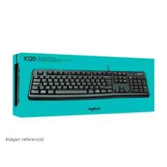 LOGITECH - Teclado Logitech K120 usb sp Black