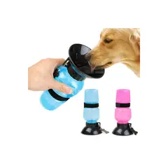 QUE PATAS PET SHOP - Aquadog Bebedero Portátil Celeste para Mascota