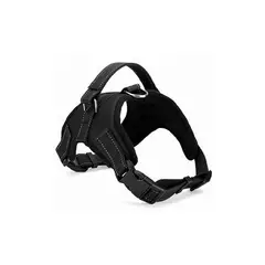 QUE PATAS PET SHOP - Arnés para Perros Grandes Resistente Negro Talla XL