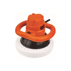 BLACK+DECKER - Pulidora orbital de 10" 120 w + 3 bonetes wp1200 b&d