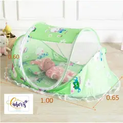 GENERICO - Cuna Mosquitero para Bebe Verde Limón