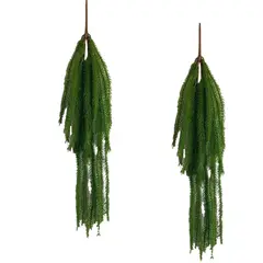 FLORIPA - Pack de 2 Follajes artificial tipo pino verde SY01362-VO FLORIPASTORE