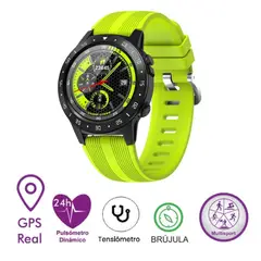 LEOTEC - SMARTWATCH MULTISPORT GPS LIME