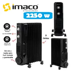 IMACO - Termoradiador OFR9NK 9 Celdas 2250 Wats
