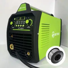 GENERICO - Combo Soldadora MIG161S 3 en 1 Sin Gas Gas y Electrodo