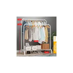 GRETAIL - Perchero Colgador Organizador Estante De Ropa Premium Ruedas Blanco