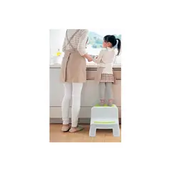 GRETAIL - Taburete Banquito Para Niños De 2 Niveles Verde