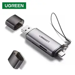 UGREEN - Lector De Tarjetas Sd Tf 5 Gbps Usb 3.0 Usb C