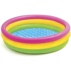 INTEX - Piscina Circular inflable Arco Iris de 3 Aros