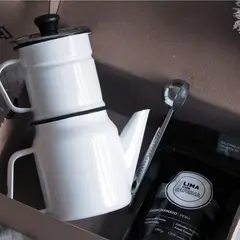 LIMA CON CAFEINA - Regalo cafetero kit cafetera gota a gota cafe clip multiusos