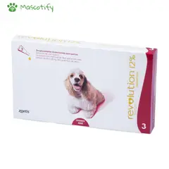ZOETIS - Revolution Perros 10 a 20kg x3 un - 12% 1 ml Pipeta antipulgas