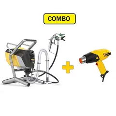WAGNER - Combo Pistola para Pintar CP190 SKID + Pistola de Calor FURNO 300