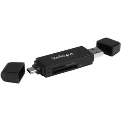 STARTECH - Lector Grabador USB-A 3.0 USB-C, SD y MicroSD SDMSDRWU3AC
