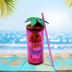GENERICO - Vaso Tomatodo Hawai Fucsia