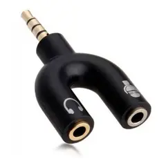 GENERICO - Adaptador de Plug 3.5mm a 2 Jack Tipo y YE Micro Audio