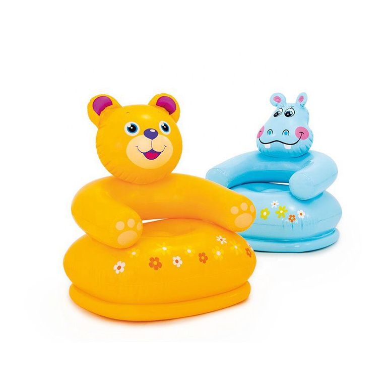 Intex - sillón animal osito feliz