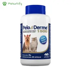 VETNIL - Suplemento Pelo Y Derme 1500 Perros Y Gatos X 60 Tabs