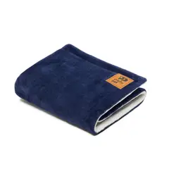 PRETTYPETS - MANTA FELPA HIPOALERGÉNICA AZUL TALLA L PARA MASCOTAS