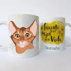 QALA DISEÑO - Taza 11 oz. - Gato Orejón