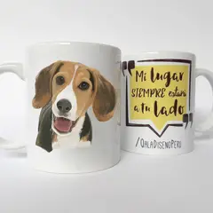 QALA DISEÑO - Taza 11 oz. Qala Diseño - Perro Beagle