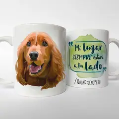 QALA DISEÑO - Taza 11 oz. - Perro Cocker