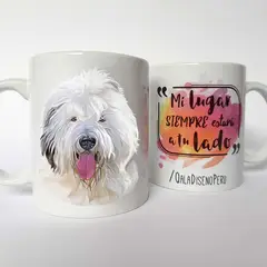 QALA DISEÑO - Taza 11 oz. - Perro Ovejero