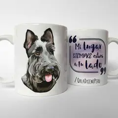 QALA DISEÑO - Taza 11 oz. - Perro Scottish