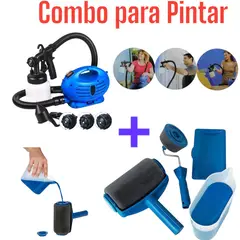 OEM - Duo para Pintar Rodillo y Pistola Compresor Recipiente