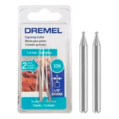 DREMEL - Fresa De Grabado Redonda 1/16" 106