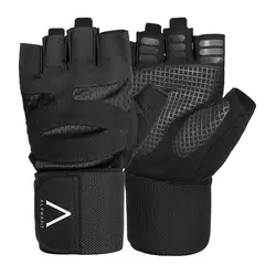 ALPHA FIT - Guantes Deportivos con muñequera - Guantes Gym - Guantes gimnasio