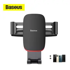BASEUS - Soporte Celular Autos Camionetas - Negro -