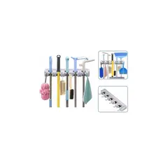 LH ELECTRONIC - Organizador Colgador de Escobas y Trapeadores Soporte
