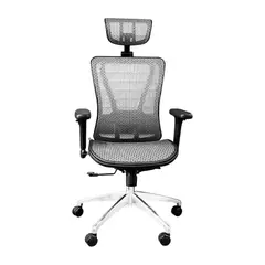 DECORPLAS - Silla Giratoria Ergonomica Gerencial Londres Colors Grey