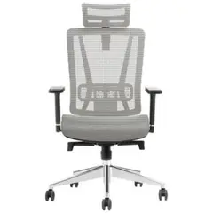 DECORPLAS - Silla De Oficina Ergonómica Gerencial Tokio Grey