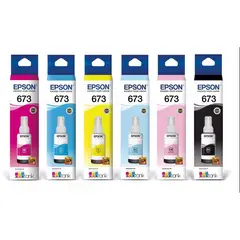 EPSON - Kit de 6 tintas 673, cian,magenta, yellow, m.l, black