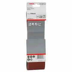 BOSCH - Lija de banda 3"x21" Gr.80 x3 unidades Best For Wood