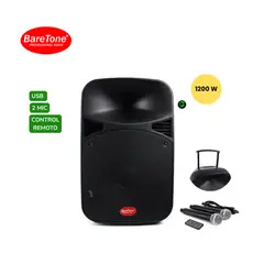 BARETONE - Parlante activo 15 MAX-15MHWR 1200W