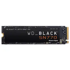 WESTERN DIGITAL - WD Black Disco Sódo SSD 1TB SN770 NVMe Gaming Gen4 PCIe - WDS100T3X0E