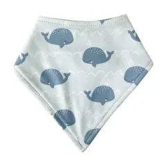 CHILLAX - Babero bandana whales para bebé