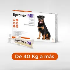 FIPRONEX - ANTIPULGAS PARA PERROS FIPRONEX G5 DROP ON MÁS DE 40KG X5PIP